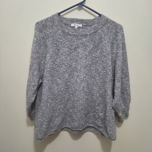 Madewell Telluride Pullover Sweater in Marled Storm Womens Size Small